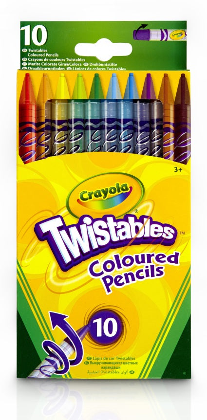 Twistables Coloured Pencils 10 Pack Crayola
