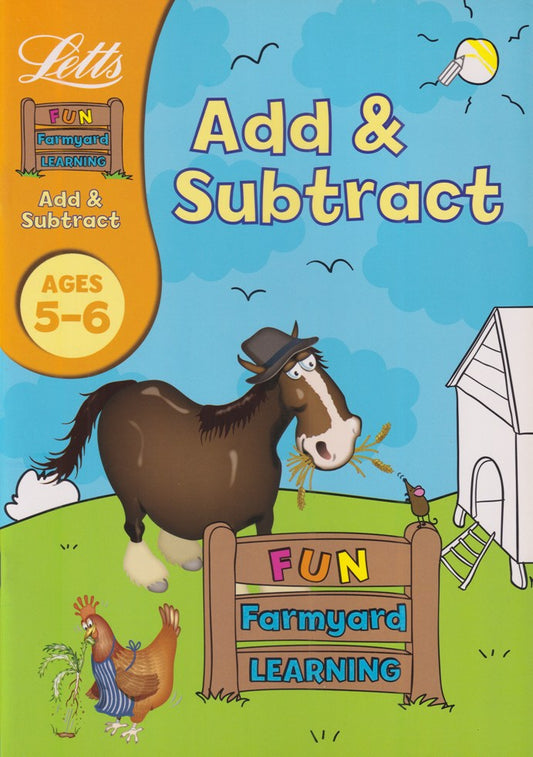 Fun farmyard learning – add & subtract-Age 5-6 (Was €5.95 Now €3.50)
