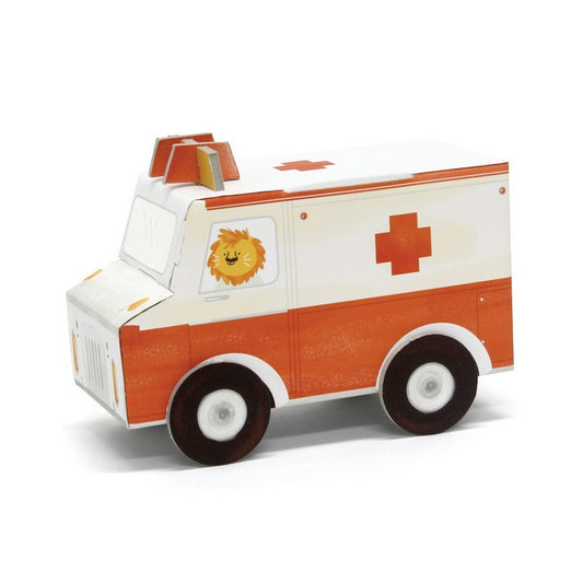 Fold My Car 3D Ambulance