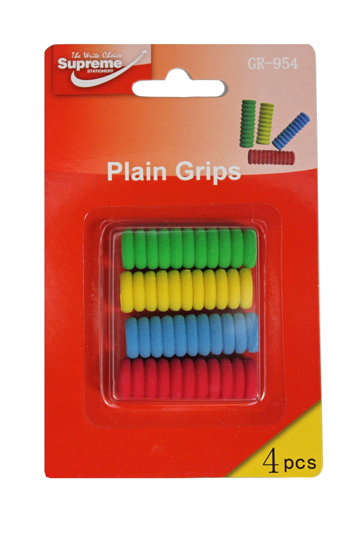Grips 4 Pack Plain Supreme