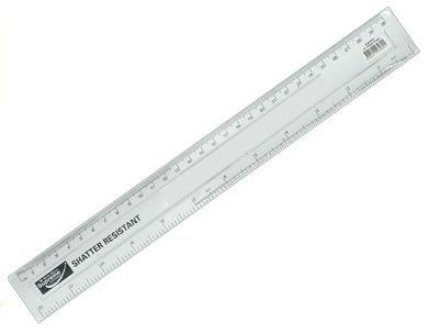 Ruler 12'' Shatter Resistant