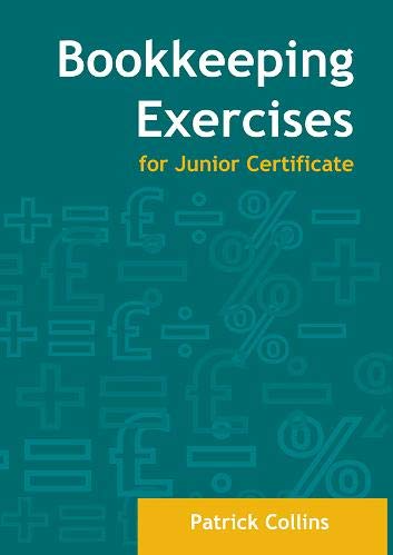 Bookkeeping Exercises for JC NOW €3