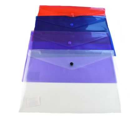 A4 Button Wallet Single