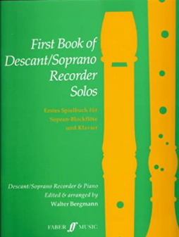 First Book of Descant/Soprano Recorder Solos NOW €3