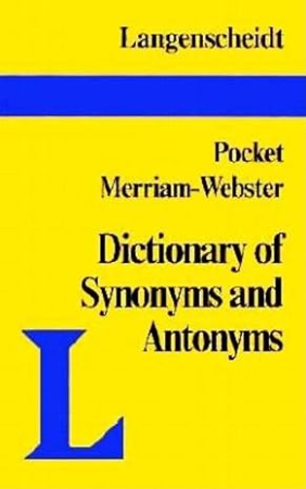 Pocket Merriam-Webster Dictionary of Synonyms and Antonyms NOW €3