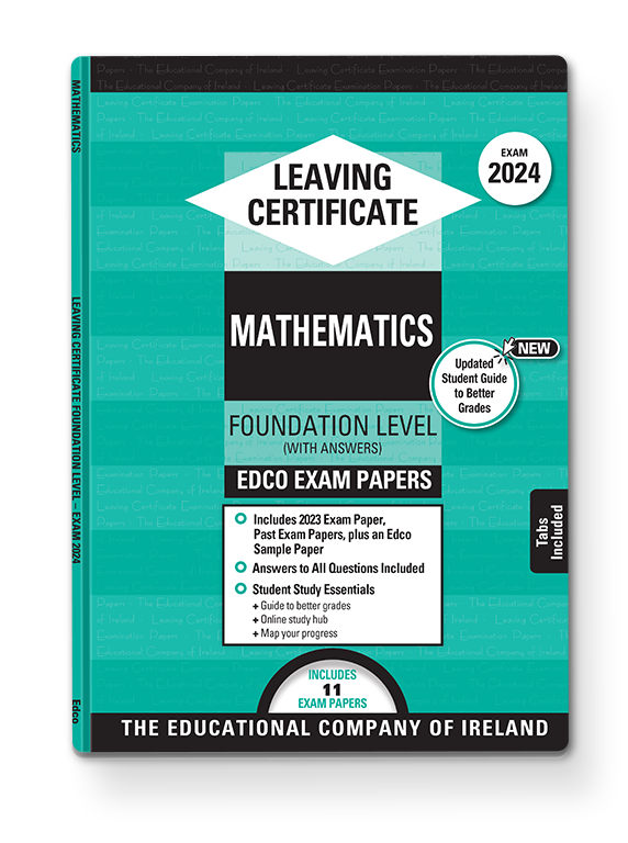 Maths Leaving Certificate Foundation Level Edco Exam Papers NON-REFUNDABLE