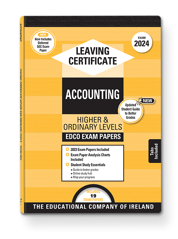 Accounting Leaving Certificate Edco Exam Papers NON-REFUNDABLE