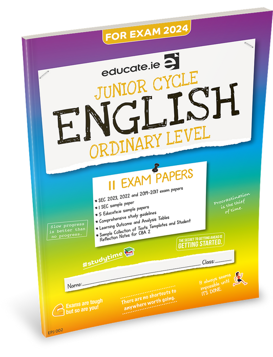 English Junior Cycle Ordinary Level Exam Papers Educate.ie