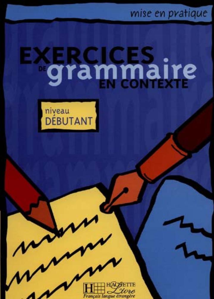 Exercices De Grammaire Debutant NOW €3