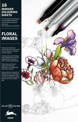 Floral Images: Marker Colouring Sheets