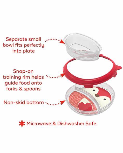 Smart Serve Plate & Bowl Fox