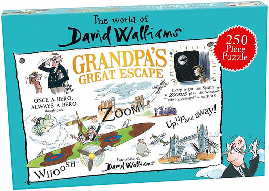The World of David Walliams: Grandpa's Great Escape Jigsaw Puzzle 250pc