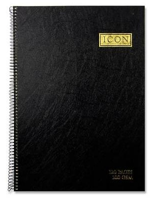 A4 Sketch Book Hardback Spiral 120 Page 100 gsm