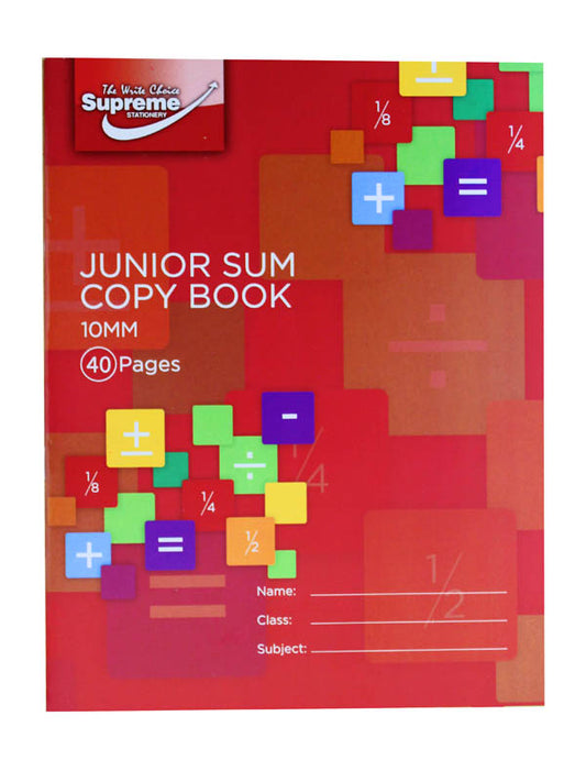 Junior Sum Copy 10mm Square Supreme