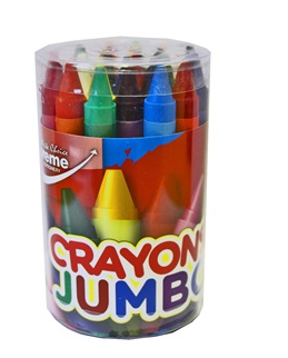 Jumbo Crayons Tub 24pk