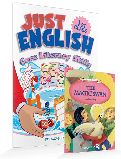 Just English 1st Class + FREE novel The Magic Swan