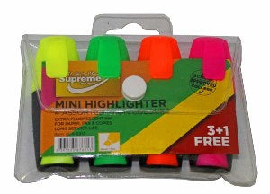 Highlighter Mini 4pack