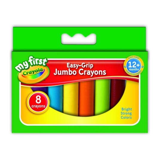 Jumbo Crayons 8pk Easy-Grip Crayola