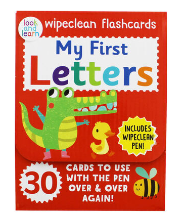 My First Letters Wipe Clean Flashcards