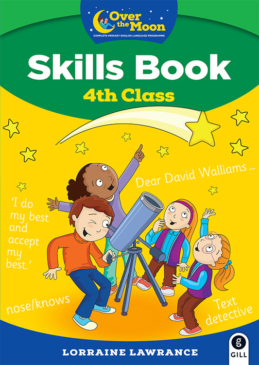 Over the Moon Skills Book 4th Class (Incl. Portfolio)