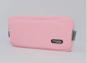 Double Pencil Case Pink