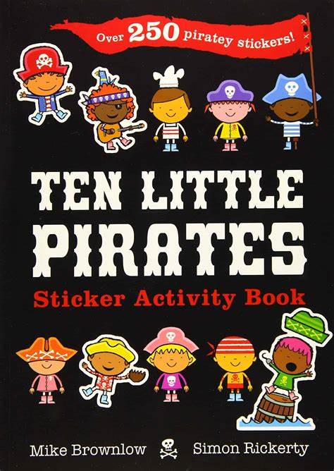 Ten Little Pirates Sticker Activity Book (Was €7.95 Now €3.50)
