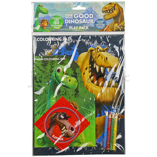 The Good Dinosaur play pack and colouring book