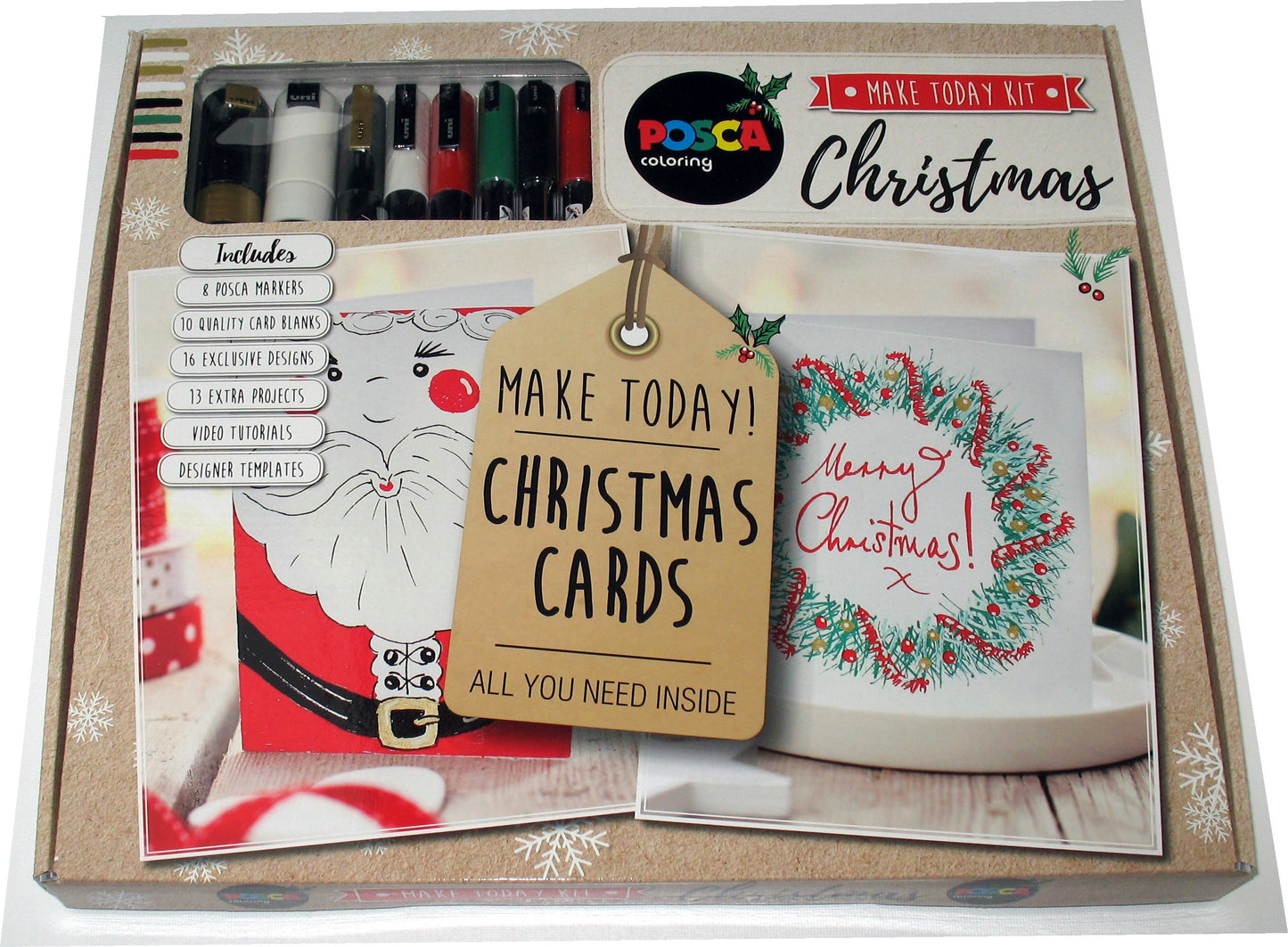 Posca Christmas Card Kit