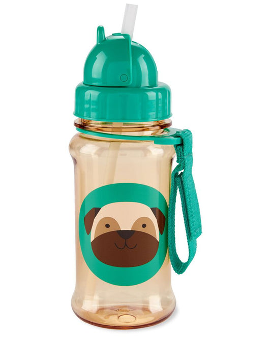 Zoo Straw Bottle Pug