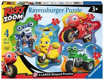 Ricky Zoom 4 in a Box Shaped Puzzle