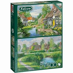 Riverside Cottages Jigsaw Puzzle 500pc (2pack) (Was €22.00, Now €10.00)