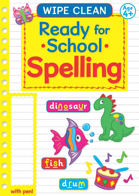Ready For School Spelling Wipe Clean Book
