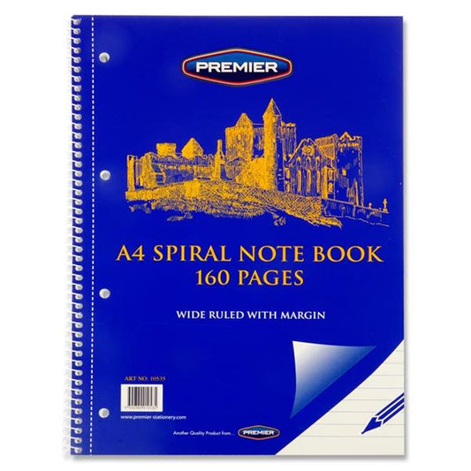 A4 Notebook Spiral 160 Page