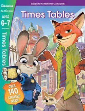 Zootropolis: Times Tables 6-7 Activity Book (Was €6.95 Now €3.50)