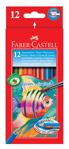 Watercolour Pencils 12 Pack Faber Castell
