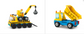 LEGO City Construction Trucks and Wrecking Ball Crane 60391